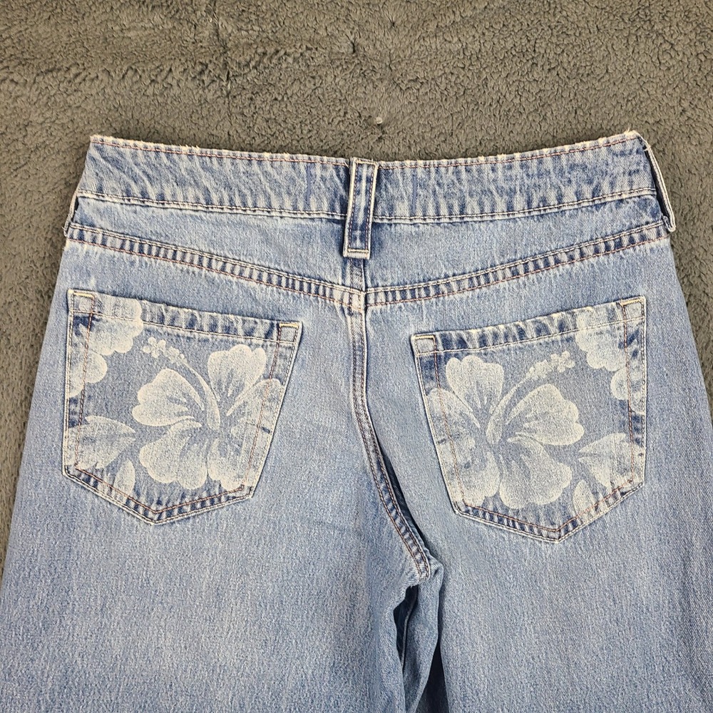 Hollister Light Blue Wide Leg Jeans - Picture 5 of 11